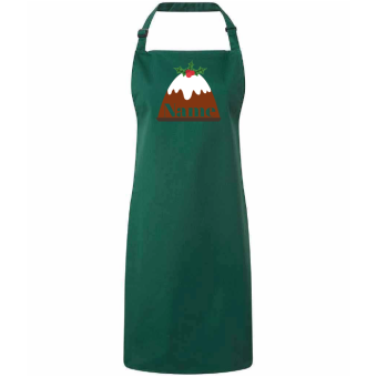 christmas_apron_-_green_-_christmas_pudding